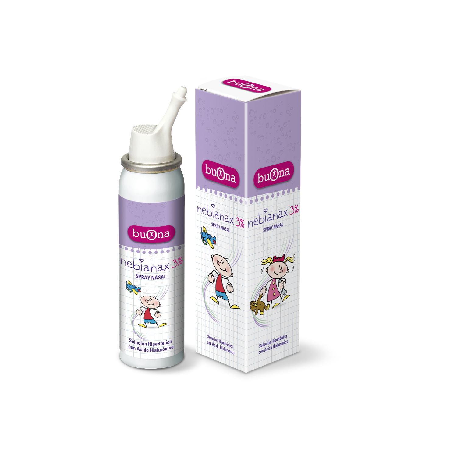 Nebianax 3% spray nasal